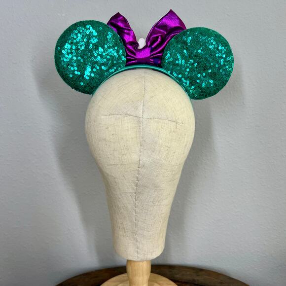 Princess Ariel Minnie Ears | Disney Little Mermaid-Inspired Mouse Ears Headband - Picture 4 of 5